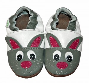 chaussons bébé enfant en cuir souple potame Eko Tuptusie