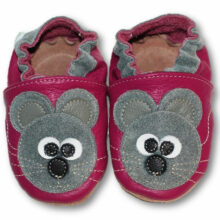 La petite souris - Chausson en Cuir Souple