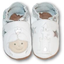 Chaussons en cuir souple bébé enfant princesse