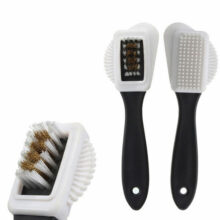 Brosse pour entretenir les semelles en cuir