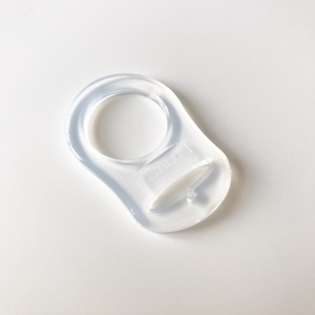 Bébé Silicone alimentaire Embout silicone transparent Pour attache tétine 