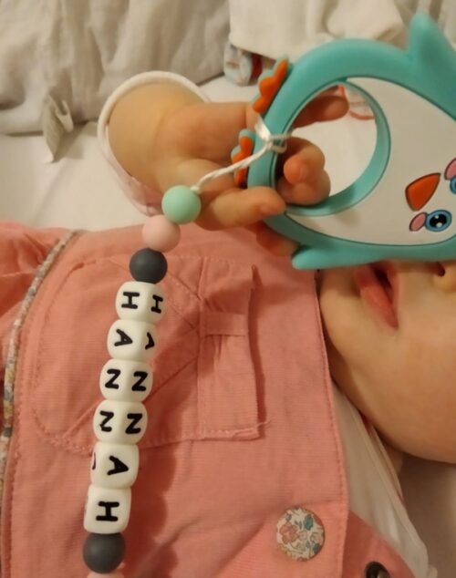 Attache tetine ou de dentition personnalisé en silicone alimentaire – Image 4