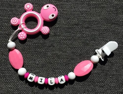 Attache tetine ou de dentition personnalisé en silicone alimentaire – Image 2