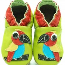Perroquet - Chausson en cuir souple