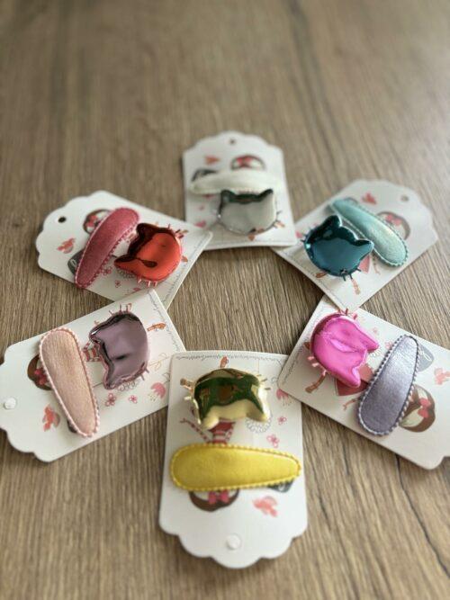Ensemble Broche chat et pince